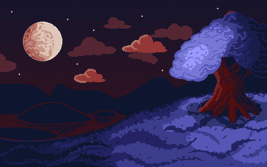 Here is the first drawing I created in Aseprite without the use of tutorials! I think it turned out pretty well.