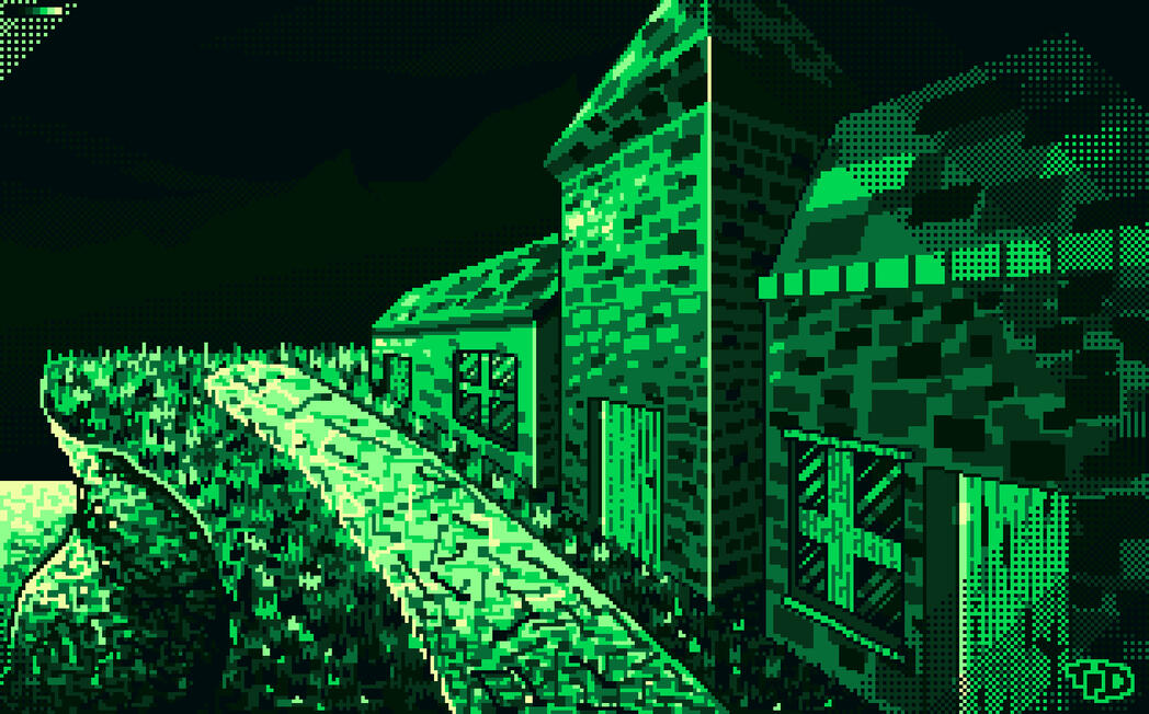 A green town, I started this piece 1 1/2 years before I actually finished it since im lazy.
